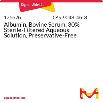 Albumin, Bovine Serum, 30% Sterile-Filtered Aqueous Solution, Preservative-Free