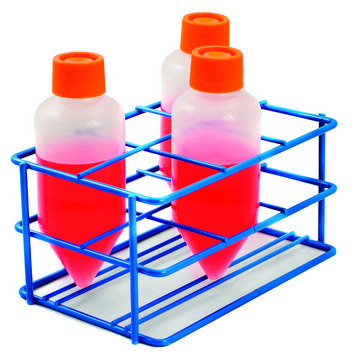 Poxygrid&#174; Centrifuge Bottle Rack Holds 6 x 250 mL bottles, round bottom conical bottom