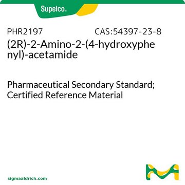 (2R)-2-Amino-2-(4-hydroxyphenyl)-acetamide Pharmaceutical Secondary Standard; Certified Reference Material