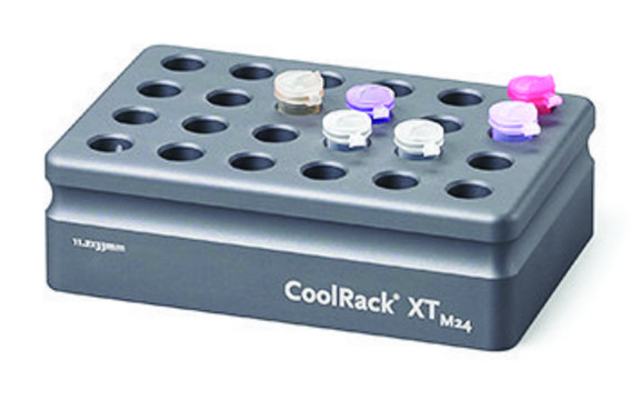 Corning&#174; CoolRack&#174; XTM24, capacity 24 x 1.5 or 2mL microfuge tubes