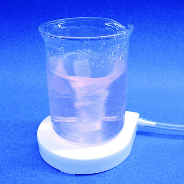 Air-driven turbine magnetic stirrer for stirring vessels up to 1 L, pressure 3-8 psi