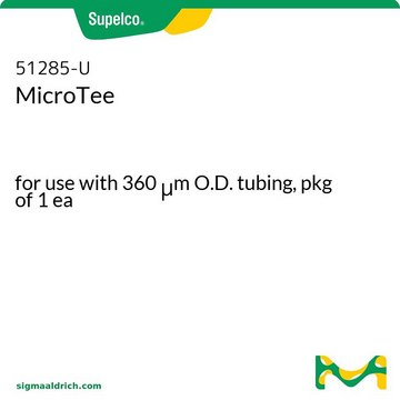 MicroTee for use with 360 &#956;m O.D. tubing, pkg of 1&#160;ea