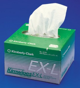 Kimwipes 125x215mm, 280 wipes p/pk Ctn30