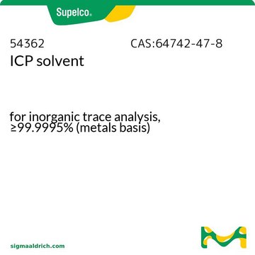 ICP solvent for inorganic trace analysis, &#8805;99.9995% (metals basis)