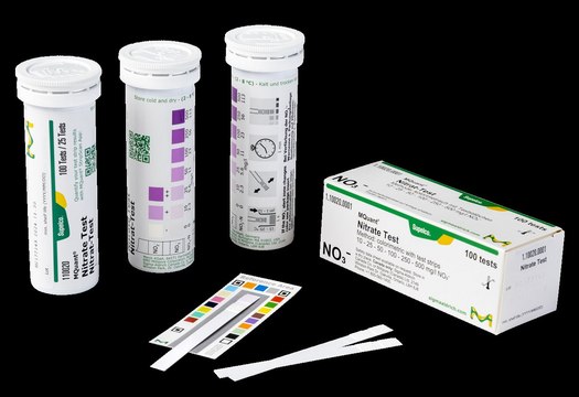 Nitrate Test colorimetric, 10-500&#160;mg/L (NO3-), for use with MQuant&#174; StripScan App