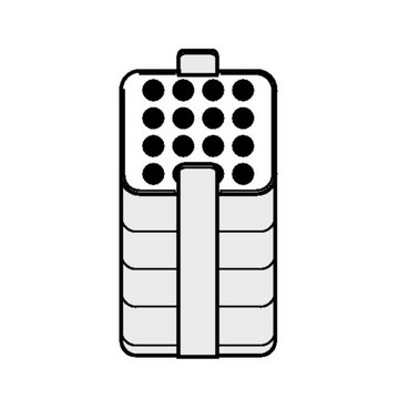 Eppendorf&#174; Adapter holds 16 x 3-15ml tubes/ D = 16mm, for rotosr A-4-81 and S-4x500, set of 2&#160;pieces