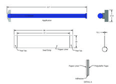 Grace Bio-Labs SealStrips™ and SealStrip applicator, for ProPlate® microarray systems for ProPlate® microarray systems, pkg of 50 ea