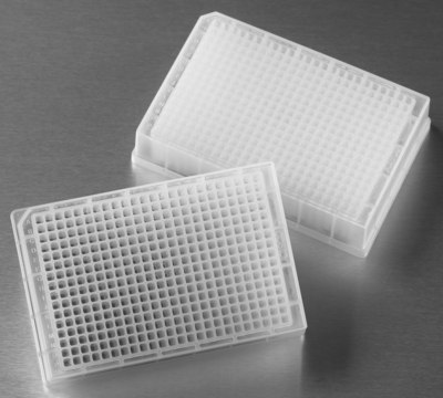 Corning&#174; 384 Well Deep Well Plate clear polypropylene, V-bottom, sterile, deep well, lid: no, pack of 5