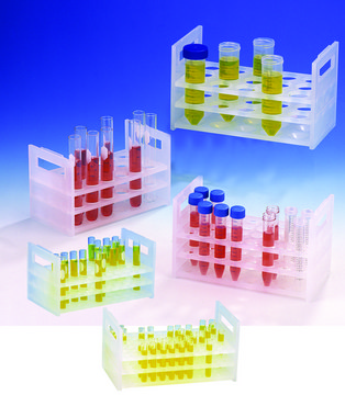 Scienceware&#174; heavy-duty test-tube rack Holds 32 x 16-20 mm tubes