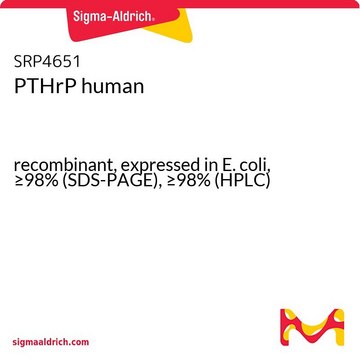 PTHrP 人 recombinant, expressed in E. coli, &#8805;98% (SDS-PAGE), &#8805;98% (HPLC)