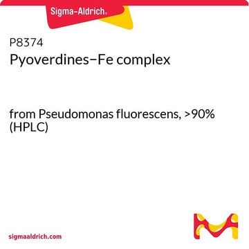 Pyoverdines&#8722;Fe complex from Pseudomonas fluorescens, &gt;90% (HPLC)