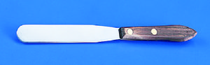Spatulas with wooden handle blade L × W 4 in. × 19/32 in.