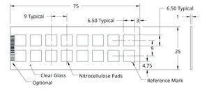 Grace Bio-Labs ONCYTE® AVID™ nitrocellulose film slides 16 (Pads), L × W 6.5 mm × 6.5 mm , Pads