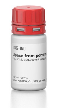 Lipase from porcine pancreas Type VI-S, &#8805;20,000&#160;units/mg protein, lyophilized powder