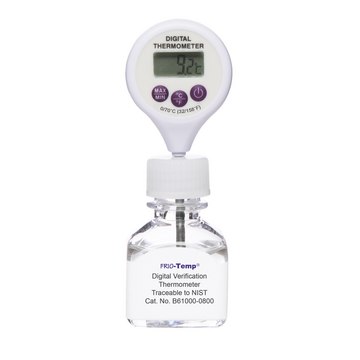 SP Bel-Art&#174; H-B Frio-Temp&#174; Calibrated Electronic Verification Lollipop Stem Thermometer temp. range at 0-70 °C, 0 and 50°C Calibration, bottle volume 30&#160;mL , with organic liquid