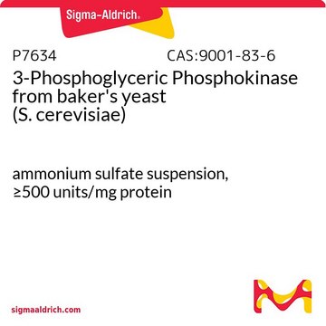 3-磷酸甘油酸磷酸激酶 来源于面包酵母（酿酒酵母） ammonium sulfate suspension, &#8805;500&#160;units/mg protein