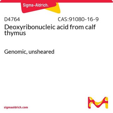 脱氧核糖核酸 来源于小牛胸腺 Genomic, unsheared