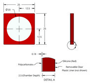 Grace Bio-Labs CoverWell™ imaging chambers diam. × thickness 20 mm × 2.5 mm