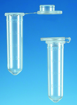 BRAND&#174; microcentrifuge tube, 2 mL with lid, PP transparent