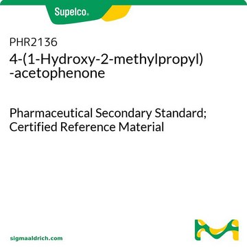 4-(1-Hydroxy-2-methylpropyl)-acetophenone Pharmaceutical Secondary Standard; Certified Reference Material