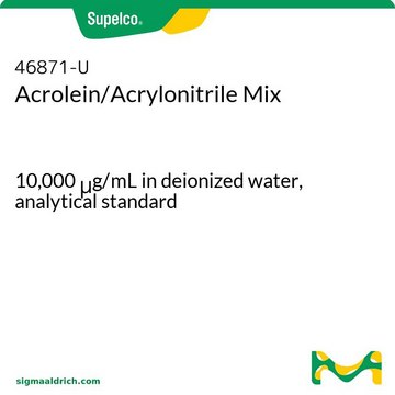 Acrolein/Acrylonitrile Mix 10,000&#160;&#956;g/mL in deionized water, analytical standard