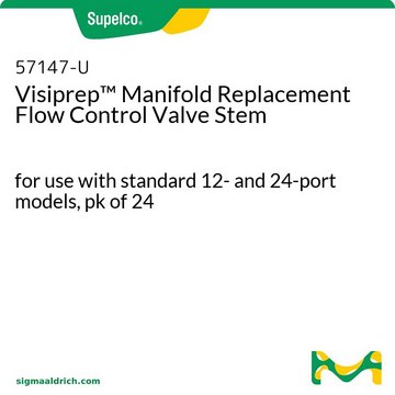 Visiprep&#8482; Manifold Replacement Flow Control Valve Stem for use with standard 12- and 24-port models, pk of 24