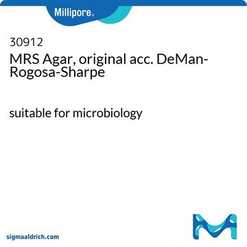 按照 DeMan-Rogosa-Sharpe 方法的 MRS 琼脂 suitable for microbiology