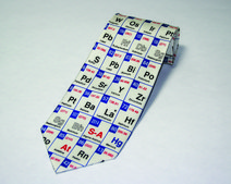 Periodic table men’s silk necktie pkg of 1 ea