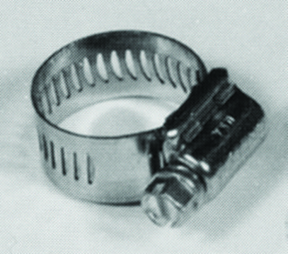 Hose connector clamp for tubing o.d., 7/16 &#8209; 25/32&#160;in.