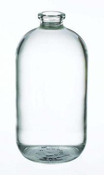 WHEATON&#174; Type I crimp top serum bottle without cap, round clear borosilicate glass bottle, capacity (125&#160;mL)