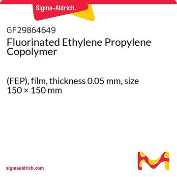 Fluorinated Ethylene Propylene Copolymer (FEP), film, thickness 0.05&#160;mm, size 150 × 150&#160;mm