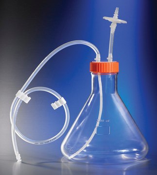 Corning&#174; Erlenmeyer flask, with aseptic connector volume 3&#160;L, I.D. 1/4&#160;in., sterile