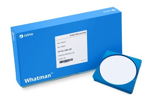 Whatman&#174; QM-C Pre-fired Quartz Filter Paper silica filter, filter diam. 8.26&#160;cm, non-sterile, case of 100&#160;ea