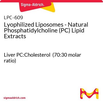 Lyophilized Liposomes - Natural Phosphatidylcholine (PC) Lipid Extracts Liver PC:Cholesterol (70:30 molar ratio)