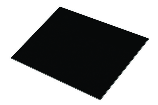 Grace Bio-Labs silicone isolator sheet material thickness 0.8&#160;mm, black silicone sheet, no PSA