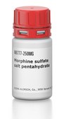 Morphine sulfate salt pentahydrate