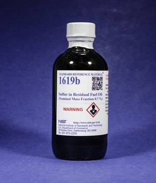 Sulfur in residual fuel oil NIST&#174; SRM&#174; 1619b, (0.7%)