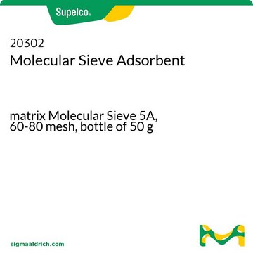 分子筛吸附剂 matrix Molecular Sieve 5A, 60-80&#160;mesh, bottle of 50&#160;g