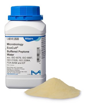 Buffered Peptone Water EcoCult&#174;, ISO 6579, ISO 6887, ISO 21528, ISO 22964, FDA-BAM, EP 2.6.31, powder, pack of 500 g or 5 kg or 10 kg