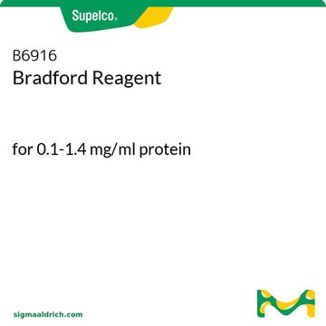 Bradford试剂 for 0.1-1.4 mg/ml protein