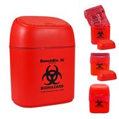 MTC™&nbsp;Bio Autoclave Bags W × H 10 in. (25 cm) × 12.5 in. (32 cm), red (with black printed warnings), with marking area, pack of 100 ea