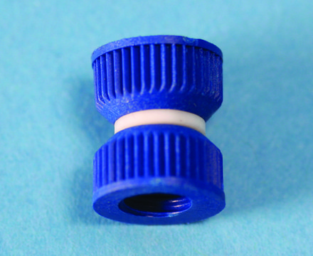 Threaded vial connector 20-400 thread for 20-400