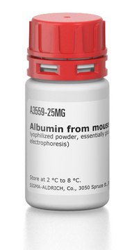 Albumin from mouse serum lyophilized powder, essentially globulin free, &#8805;99% (agarose gel electrophoresis)