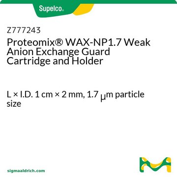 Proteomix&#174; WAX-NP1.7 Weak Anion Exchange Guard Cartridge and Holder L × I.D. 1&#160;cm × 2&#160;mm, 1.7&#160;&#956;m particle size