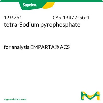 tetra-Sodium pyrophosphate for analysis EMPARTA&#174; ACS