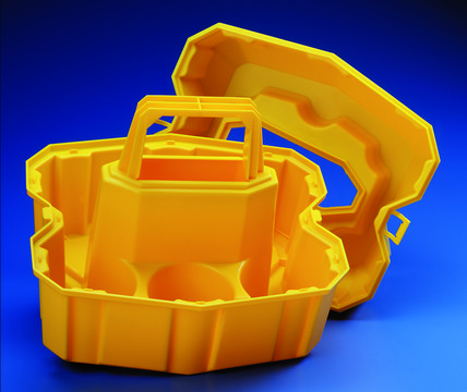 Nalgene&#174; bottle carrier for 0.5 L bottles bright yellow, low-density polyethylene