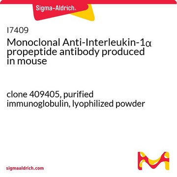 Monoclonal Anti-Interleukin-1&#945; propeptide antibody produced in mouse clone 409405, purified immunoglobulin, lyophilized powder