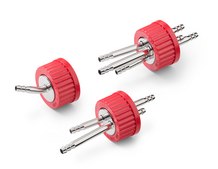 DURAN® replacement silicone gasket for the GL 45 stainless steel connection cap diam. × thickness 40.5 mm × 3 mm, opening I.D. 28 mm