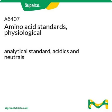 Amino acid standards, physiological analytical standard, acidics and neutrals