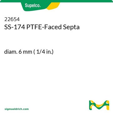 SS-174 PTFE 表面隔垫 diam. 6&#160;mm ( 1/4&#160;in.)